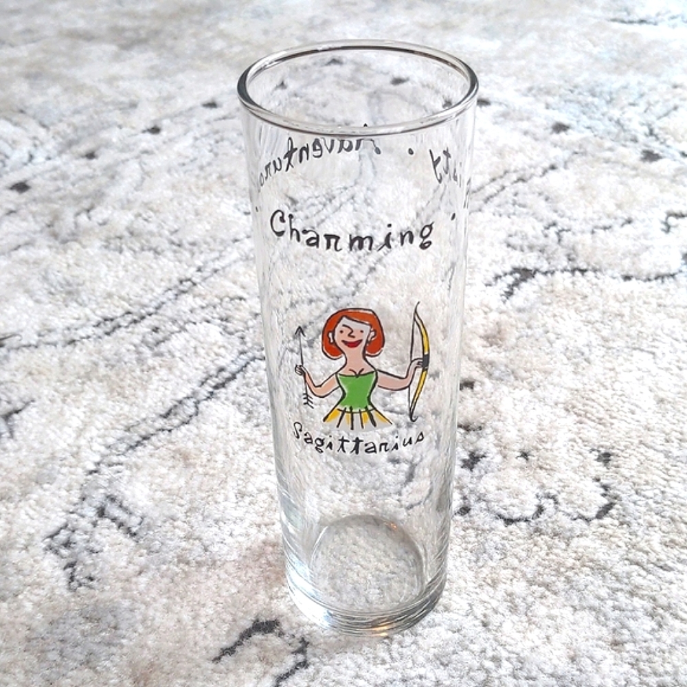 Pottery Barn Sagittarius glass